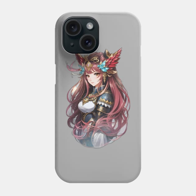 Deep Secrets of Cetus: Alluring AI Anime Character Art Phone Case by artbydikidwipurnama