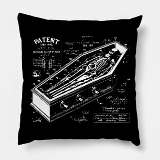 vintage coffin design Pillow