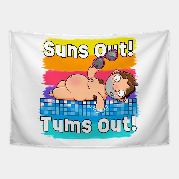 Suns out! Tums out! Tapestry by LoveBurty