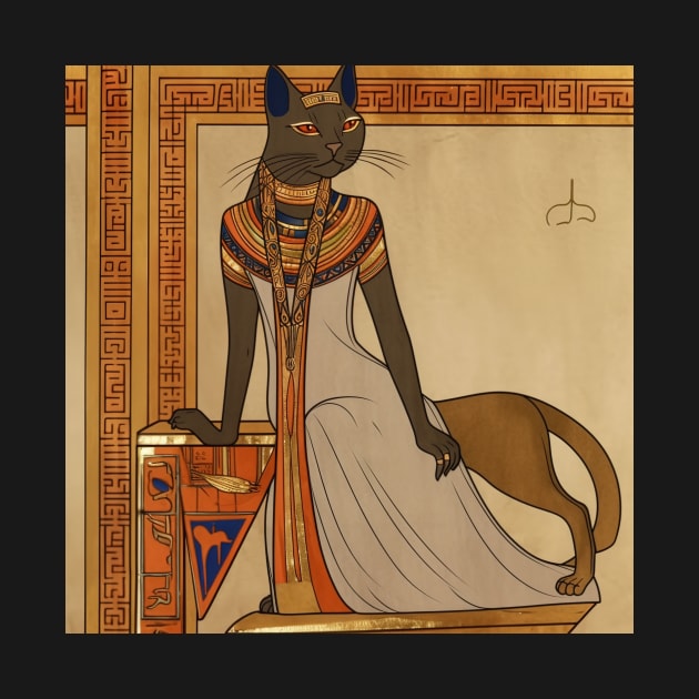 Bastet Egyptian deity by ComicsFactory