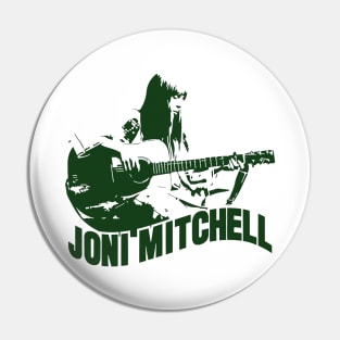 Joni Mitchell <> Graphic Design Pin