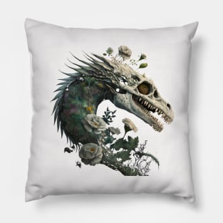 Dinosaur Skull Halloween Pillow