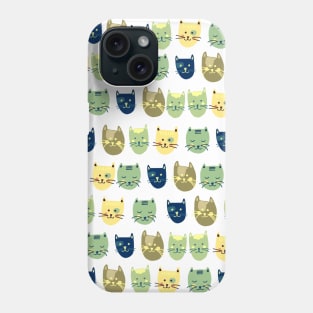 Cats in a row Phone Case