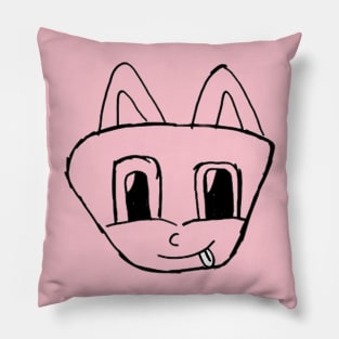 weird n wonderful.... cat, dog, bunny design | original by. MMJ49 Pillow