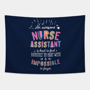 An awesome Nurse Assistant Gift Idea - Impossible to Forget Quote Tapestry