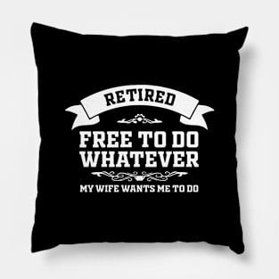 Retired Free Pillow