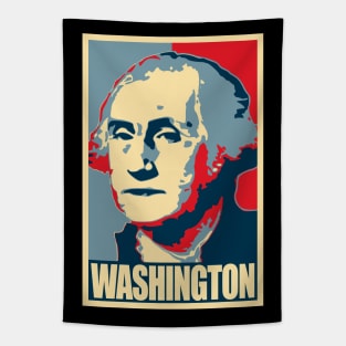 George Washington Propaganda Poster Pop Art Tapestry