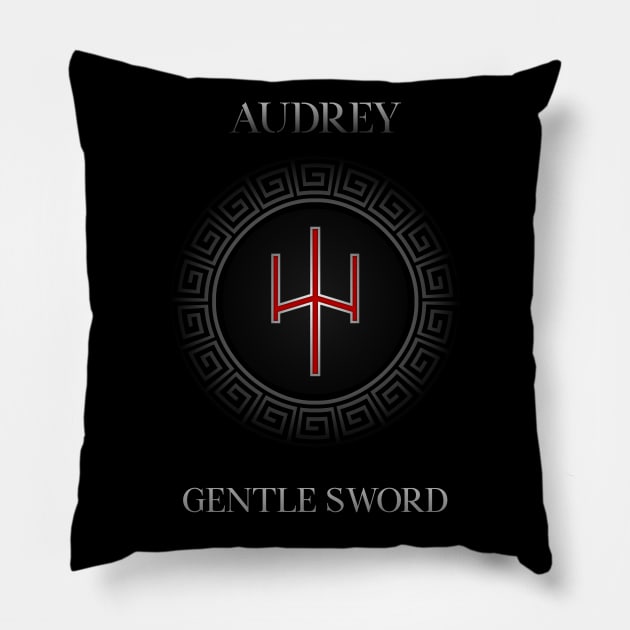 AUDREY Pillow by Gantahat62 Productions