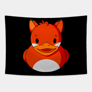 Fox Rubber Duck Tapestry