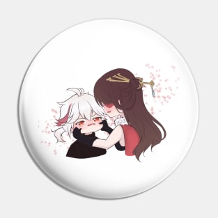 Kazuha x Beidou meme Pin