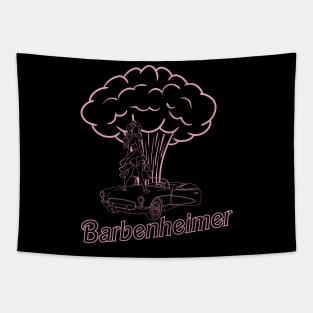 Barbie x Oppenheimer 2023 | BARBENHEIMER Tapestry