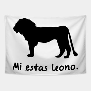 Mi estas leono Tapestry