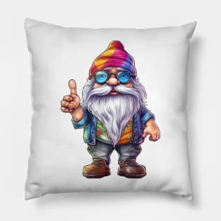 Hippie Gnome #11 Pillow