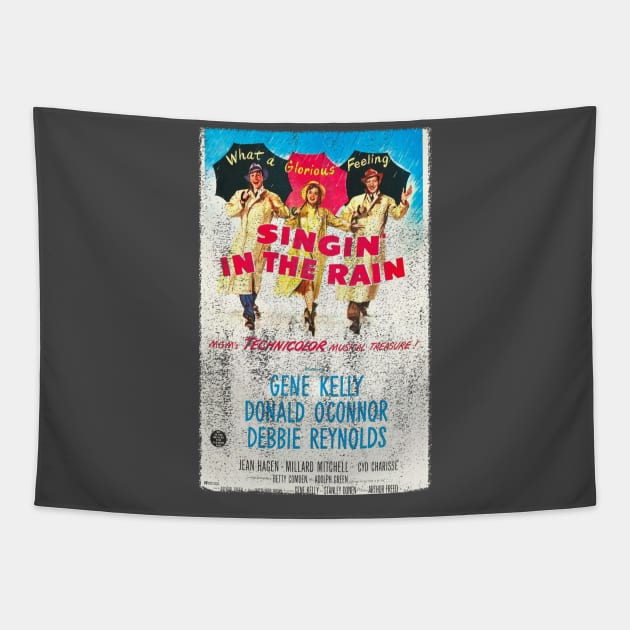 Singin' in the Rain Tapestry by OffBookDesigns