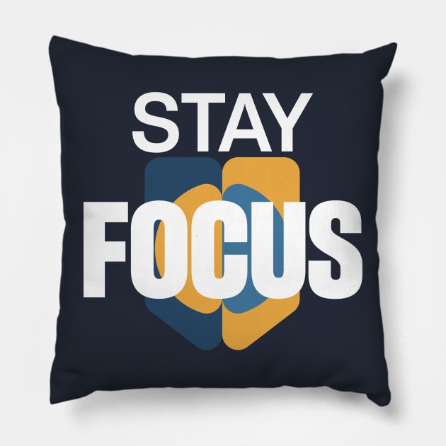 stay focus T-Shirt Pillow by lauzi