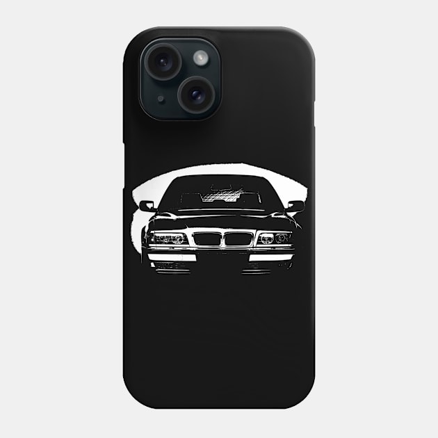 E38 simple design white colour Phone Case by WOS