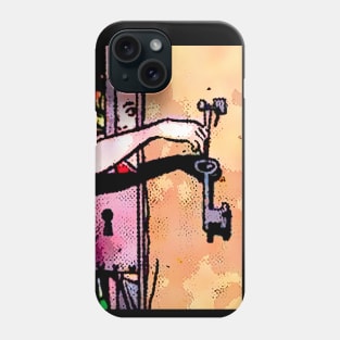 Open to life, the key is you. Phone Case