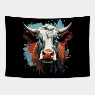 Patriotic Cow Tapestry