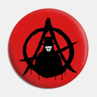 Anonymous Vendetta Anarchy Pin