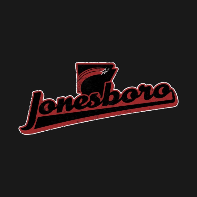 Jonesboro Retro Swash (Red) by rt-shirts