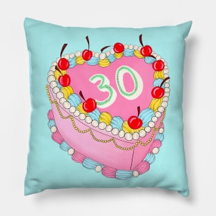 30th Birthday cake Pillow