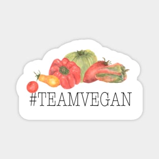 Team Vegan Magnet