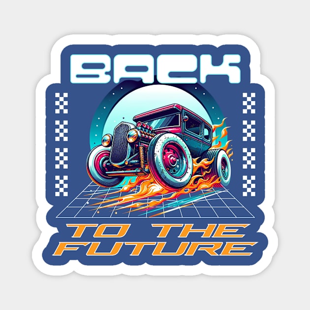 Back 2 The Future Magnet by Vooze