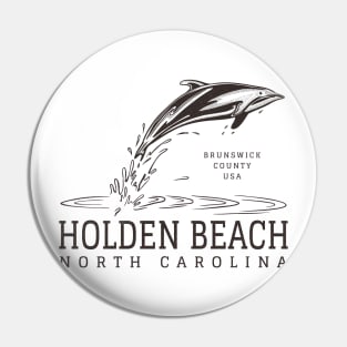 Holden Beach, NC Dolphin Summertime Vacation Pin