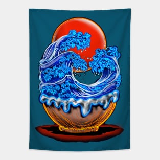 Great Wave Bowl Tapestry