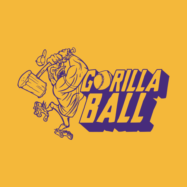 Gorilla Ball is Back | Vintage Tiger Baseball by SLAG_Creative