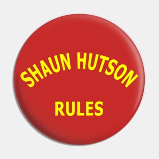 Shaun Hutson Rules Pin