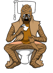 Tusken Toilet Trouble Magnet