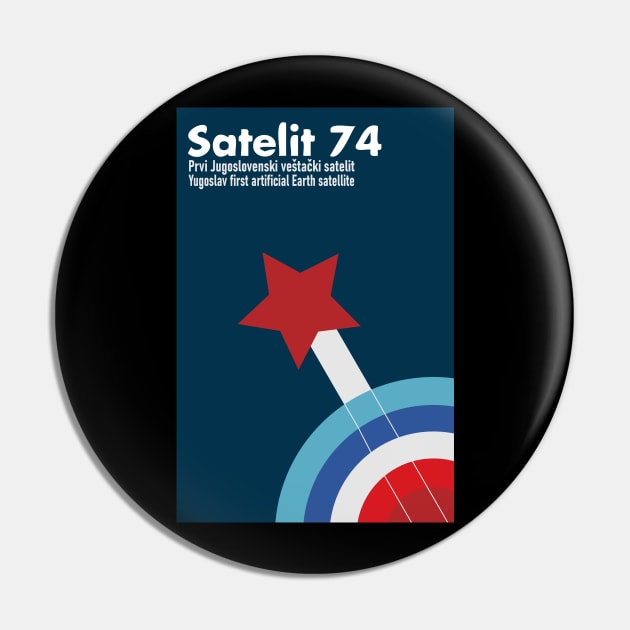 Satelit 74 Yugoslav first artificial Earth satellite Pin by StuffByMe