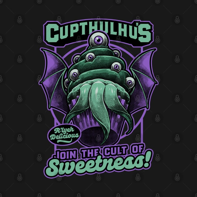 Cupcake Cthulhu - Funny Food Gift by Studio Mootant