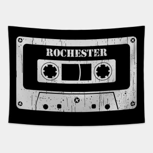 Rochester - Vintage Cassette White Tapestry