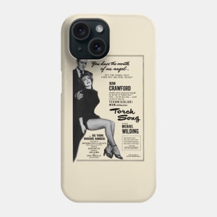 Joan Crawford Torch Song 1953 Phone Case