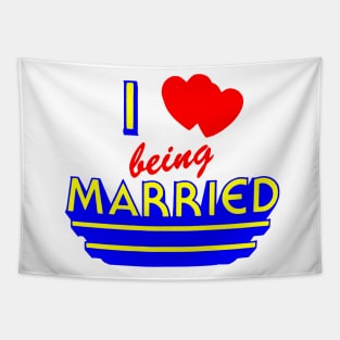 I Love Being Married Tapestry