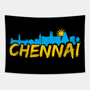 I love Madras Chennai Tamil Language Quote Tapestry