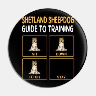 Shetland Sheepdog Guide To Training Dog Obedience Pin