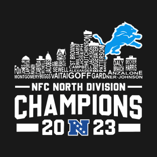 Lions NFC North Champion 2023 T-Shirt