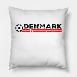 Denmark Football Fan. Denmark Soccer Design Pillow