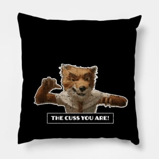 Fantastic Mr Fox - Foxy - The Cuss - Weathered Pillow