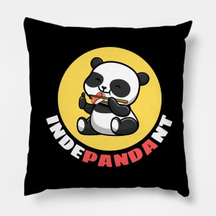 Indepandant | Cute Panda Pun Pillow