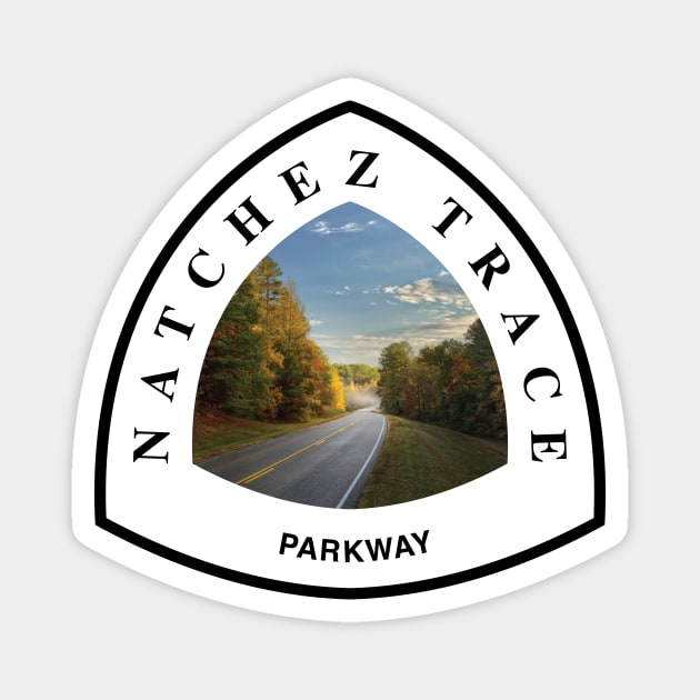 Natchez Trace Parkway trail marker Magnet by nylebuss