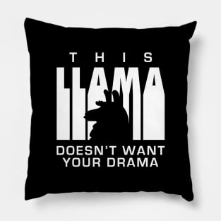 Llama Drama Pillow