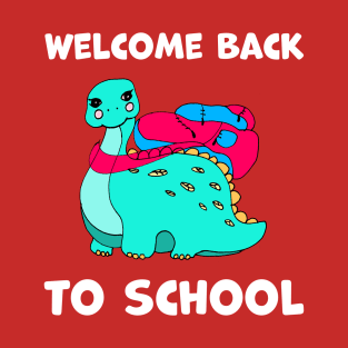 Welcome Back to School cute stegosaurus T-Shirt