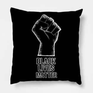 Black Lives Matter Raised Fist Pillow