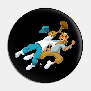 Street football Pin