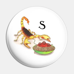 S is for Scorpion Pin