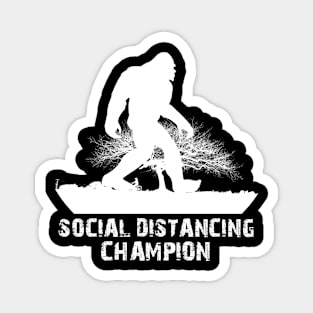 Bigfoot Social Distancing Champion Magnet